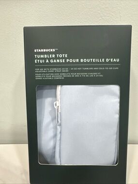 Starbucks Tumbler Tote in Light Blue